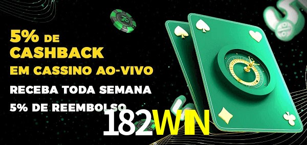 Promoções do cassino ao Vivo 182WIN